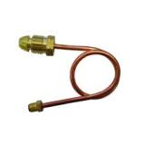 GAS COPPER PIGTAIL 450mm POL - 1/4