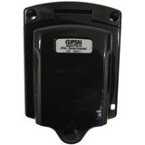 POWER INLET 15A BLACK - NEW STYLE